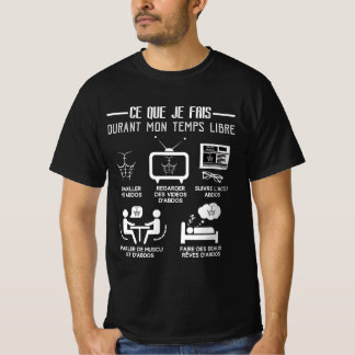 Temps Libre Abdos Musculation Tシャツ