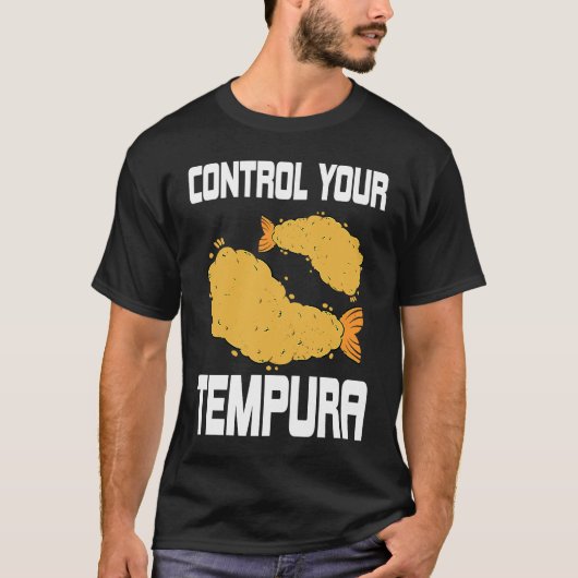 Tempura Pun Costume Shrimp And Seafood Tシャツ (正面)