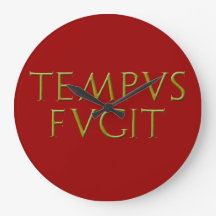 Tempus Fugitの円形の時計