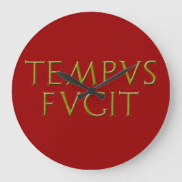 Tempus Fugitの円形の時計 ラージ壁時計