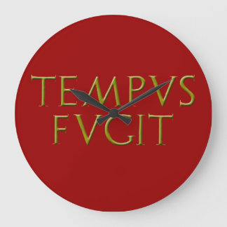 Tempus Fugitの円形の時計 ラージ壁時計