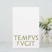Tempus Fugitの文房具 便箋 (スタンド正面)
