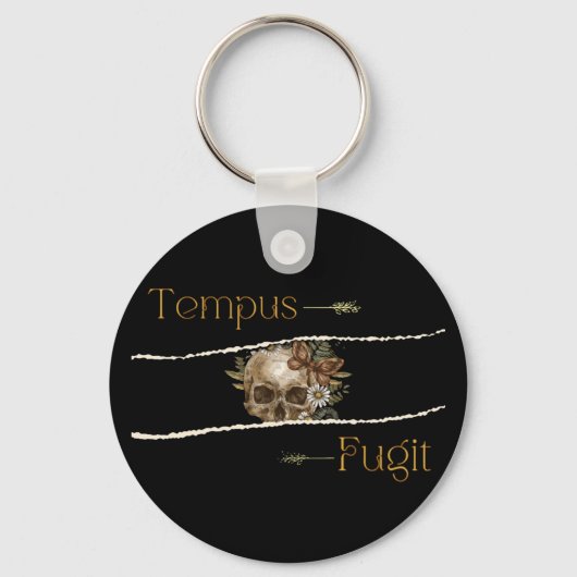 Tempus fugit キーホルダー (正面)