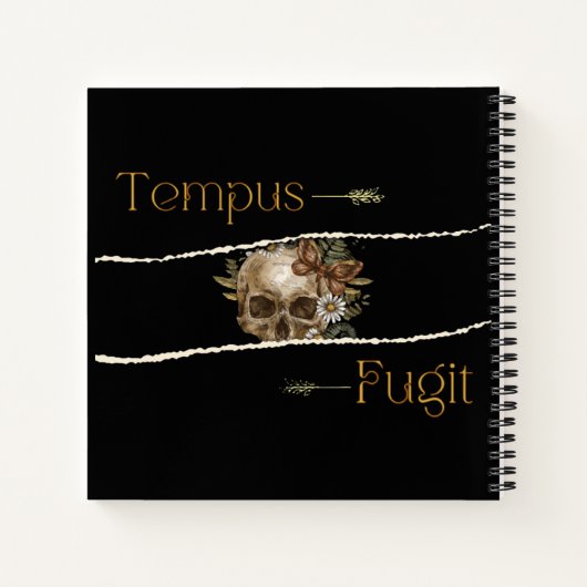Tempus fugit ノートブック (裏面)