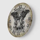 Tempus Fugit ラージ壁時計 (傾斜)