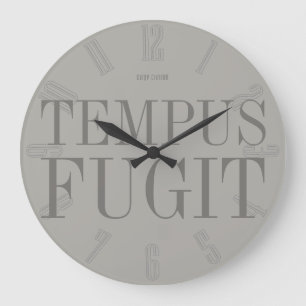 Tempus Fugit ラージ壁時計