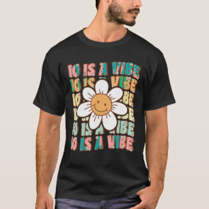 TenはVibe Cute Groovy 10th Birthday Party Dais Tシャツ