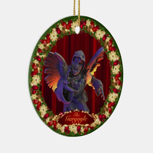 TEN31のガルゴイレリビングアートホリデーオーナメント。セラ セラミックオーナメント (右)