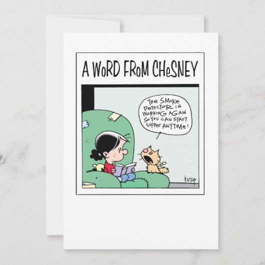 TEN CATS - A Word from Chesney 招待状 (正面)