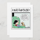 TEN CATS - A Word from Chesney 招待状 (正面/裏面)