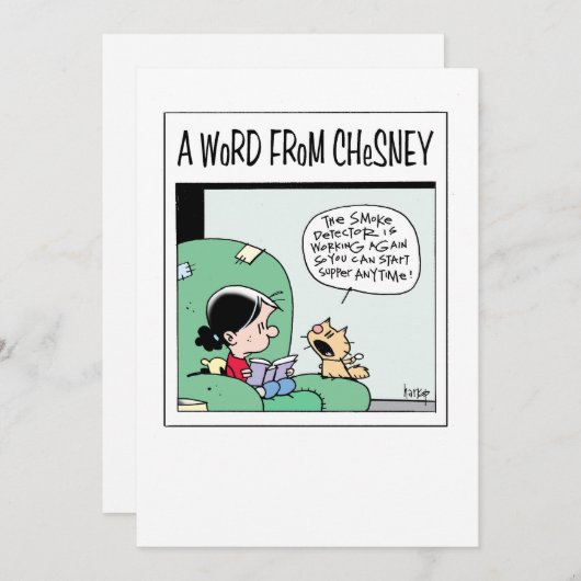 TEN CATS - A Word from Chesney 招待状 (正面/裏面)