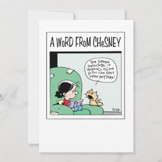 TEN CATS - A Word from Chesney 招待状