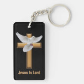 Ten CommandmentsRectangle （両面） キーホルダー (裏面)