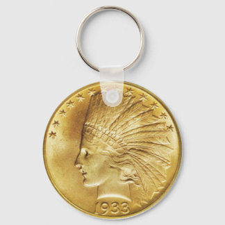Ten Dollar Gold Indian Coin キーホルダー