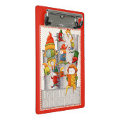TEN LORD A LEAPING Mini Clipboard – 赤 ミニクリップボード (アングル)