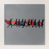 Ten Lords A Leaping Cut-Out Stencil-Style 2 ジグソーパズル (縦)