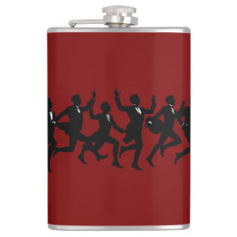 Ten Lords A Leaping Cut-Out Stencil-Style 5 フラスク