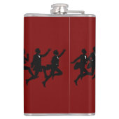 Ten Lords A Leaping Cut-Out Stencil-Style 5 フラスク (裏面)