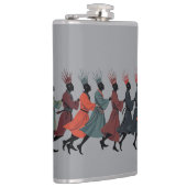 Ten Lords A Leaping Cut-Out Strencil-Style 1 フラスク (右)