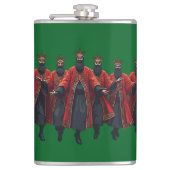 Ten Lords A Leaping Cut-Out Strencil-Style 6 フラスク (正面)