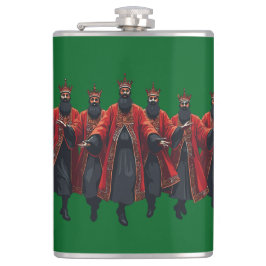 Ten Lords A Leaping Cut-Out Strencil-Style 6 フラスク