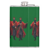 Ten Lords A Leaping Cut-Out Strencil-Style 6 フラスク (裏面)