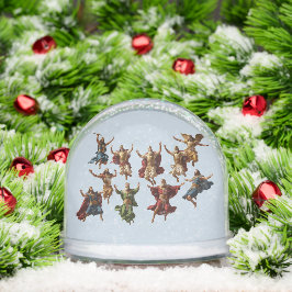 Ten Lords Leaping The Ten Commandments Vector 