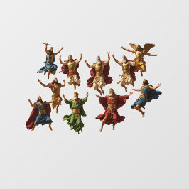 Ten Lords Leaping The Ten Commandments Vector  ウィンドウサイン