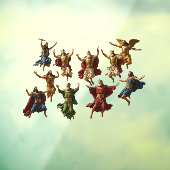 Ten Lords Leaping The Ten Commandments Vector ウィンドウサイン (シート3)