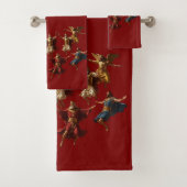 Ten Lords Leaping The Ten Commandments Vector  バスタオルセット (インサイチュ)