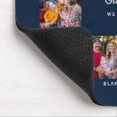 Ten Photo Collage Grandpa We Love You Navy マウスパッド (コーナー)