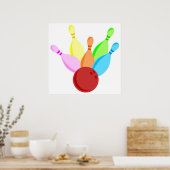 Ten Pin Bowling ポスター (キッチン)