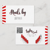 Ten Shades of Happy Review爪、 ネイルロイヤリティ 名刺 (正面/裏面)