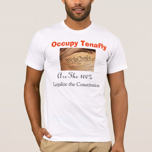 Tenaflyを占めて下さい Tシャツ (正面)