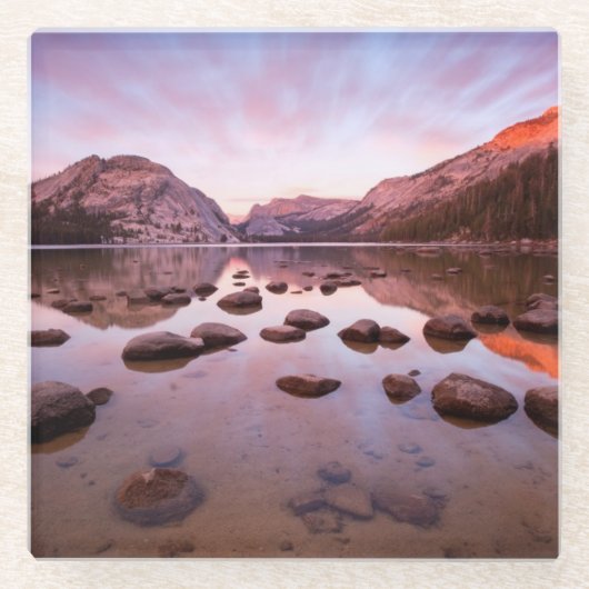 Tenaya湖 ガラスコースター (正面)