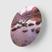 Tenaya湖 ラウンド壁時計 (傾斜)