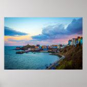 Tenby Harbour, South West Wales, UK ポスター (正面)