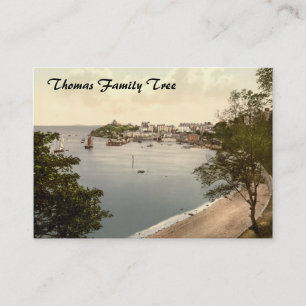 Tenby、Pembrokeshire、ウェールズ 名刺
