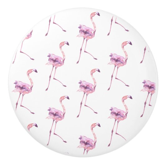 Tender Flamingo Series デザイン 5 セラミックノブ (正面)