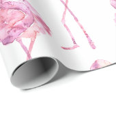 Tender Flamingo Series Design 3  ラッピングペーパー (ロールコーナー)