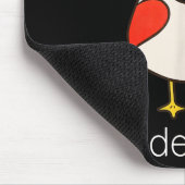 Tender Heart Funny Couple Goose Lover Valentine’s  マウスパッド (コーナー)