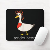Tender Heart Funny Couple Goose Lover Valentine’s  マウスパッド (マウス)