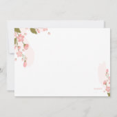 Tender Moments写真の誕生のお知らせ 招待状 (裏面)