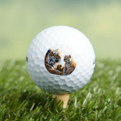 "Tender Moments in Snowy Woods" ゴルフボール (インサイチュ 木)