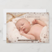 Tender Starryクリスマスフォトパーソナライズされたー シーズンカード (正面)