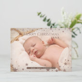 Tender Starryクリスマスフォトパーソナライズされたー シーズンカード (スタンド正面)