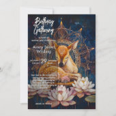 Tender Stillness | Deer Design 招待状 (正面)