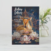 Tender Stillness | Deer Design 招待状 (スタンド正面)