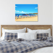 Tenerife beach view canvas print キャンバスプリント (インサイチュ (寝室))