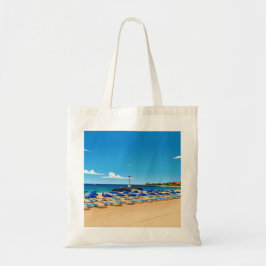 Tenerife beach view tote bag トートバッグ